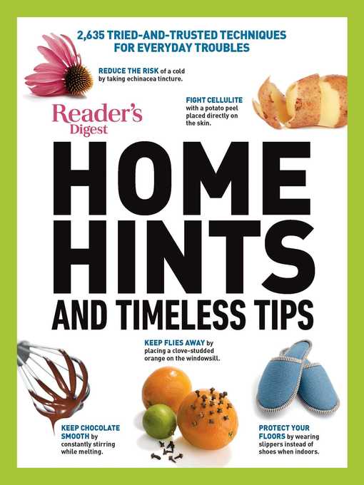 Title details for Reader's Digest Home Hints & Timeless Tips by Reader's Digest - Available